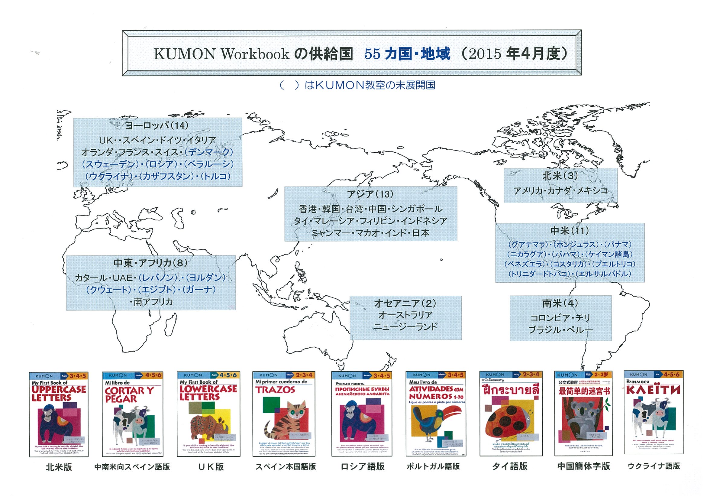 くもん出版 外国語版ドリル Kumon Workbook Kumon Now Kumonトピックス 公文教育研究会