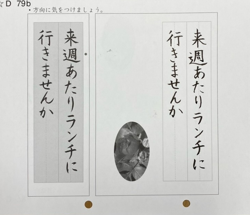 筆ペンの学習教材