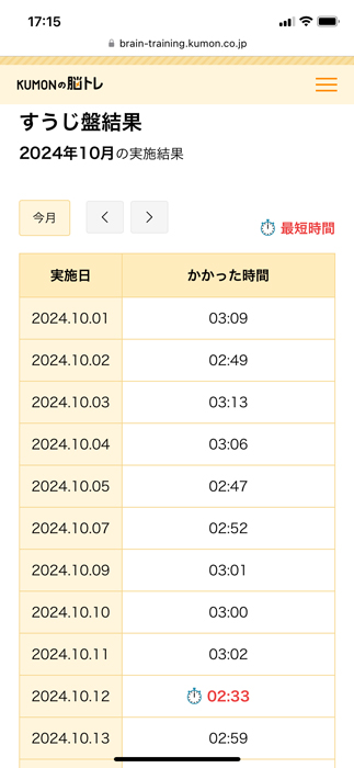 脳トレ