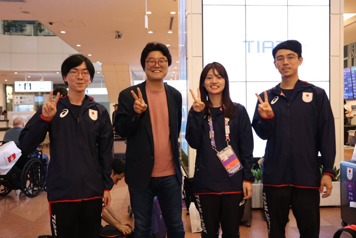 2023年 アジアンゲームで教え子たちと