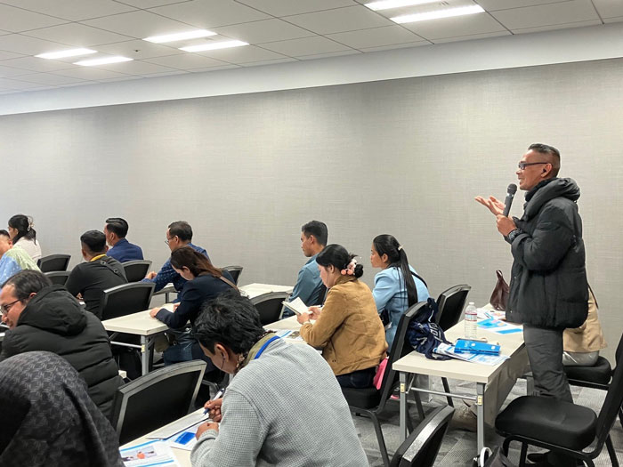 KUMONへの質疑応答への様子