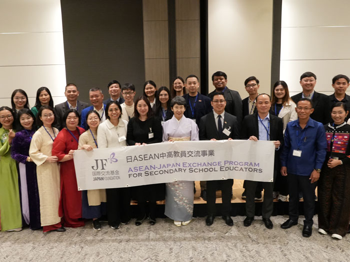 国際交流基金 歓迎レセプションの様子