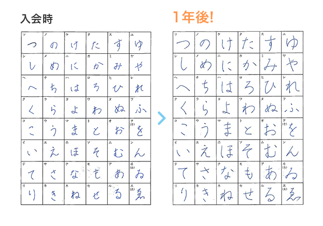 ペン習字 公文書写の選べる4教科