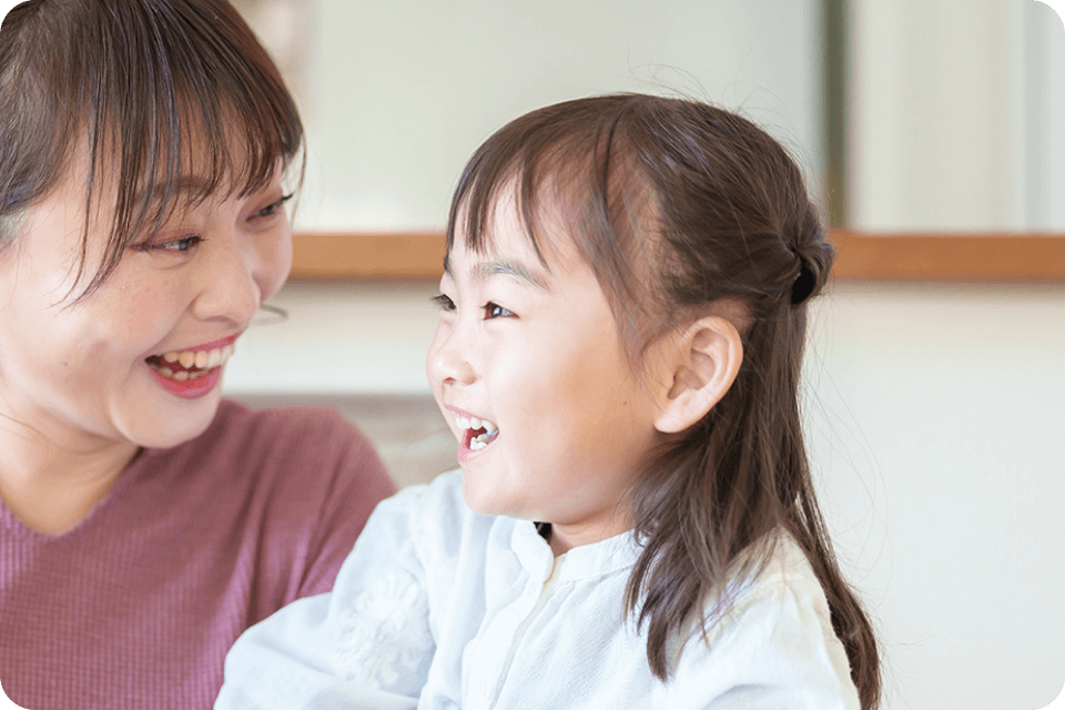 イメージ画像：「ことばの力」を育てるスモールステップ