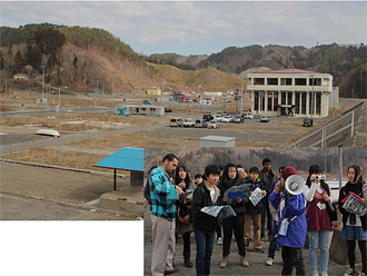 昨年のTohoku Tripの様子(被災地訪問) 昨年のTohoku Tripの様子(被災地訪問)