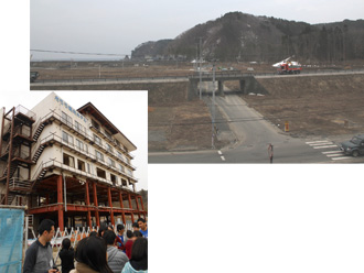 昨年のTohoku Tripの様子(被災地訪問) 昨年のTohoku Tripの様子(被災地訪問)