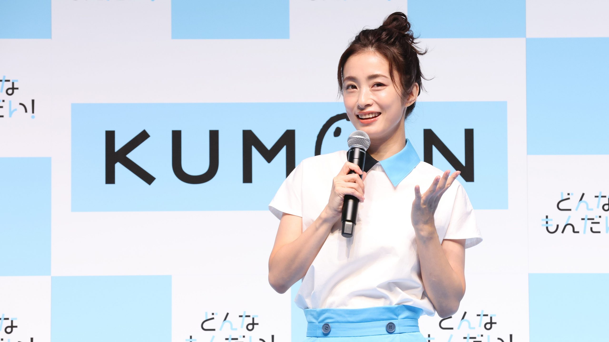 上戸彩 イベントレポート》上戸彩さんが新アンバサダーに就任!「KUMON新CM発表会」